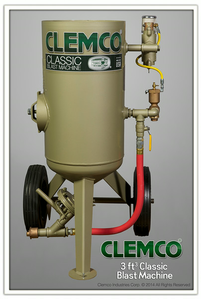 3 cuft Clemco Blast Machine