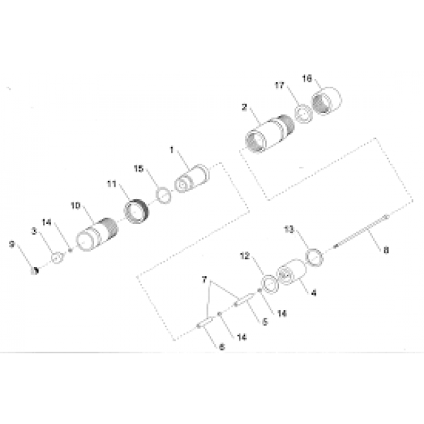 Knurled lock nut